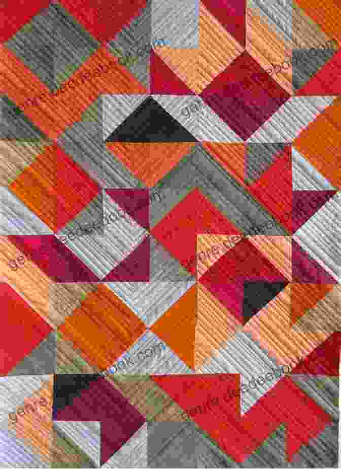 A Close Up Of A Colorful Mini Quilt Featuring Geometric Patterns Fat Quarter One Piece Projects: 25 Projects To Make From Short Lengths Of Fabric