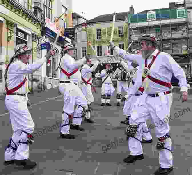 A Group Of Morris Dancers Performing In Colorful Costumes. Morris Dancing: A Story Of Friendship And Morris Dancing Custom: Morris Dancing Facts