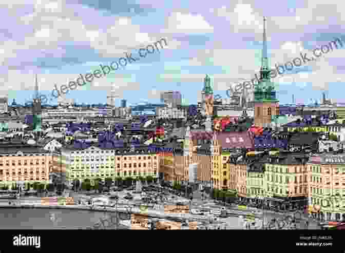 A Panoramic View Of Stockholm's Rooftops And Spires Blanketed In A Thick Layer Of Snow, With The Sun Peeking Through The Clouds Stockholm Mornings: Winter 2024 Elizabeth Carlyon