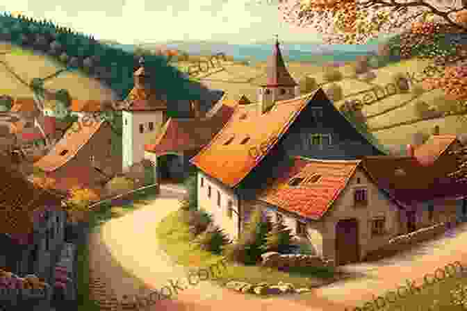 A Picturesque Village Nestled Among Rolling Hills, Representing The Enchanting Settings Of Midsummer Star Midsummer Star (The Best Of Betty Neels)