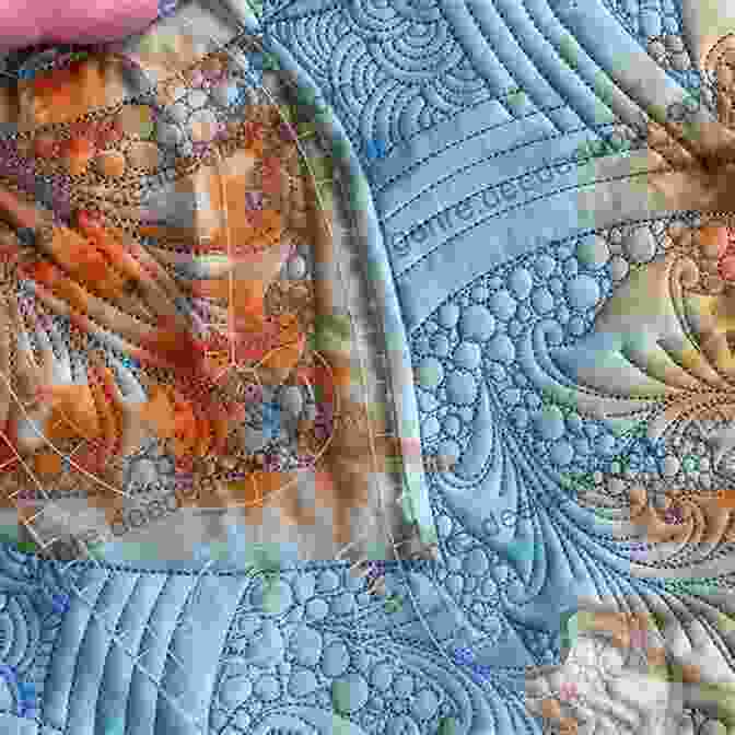 A Quilter Hand Quilting A Quilt, Illustrating The Meticulous Process Of Creating A Quilted Piece You Can Quilt It : Stunning Free Motion Quilting Designs Made Easy