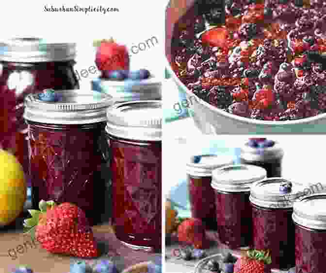 A Tantalizing Display Of Homemade Berry Jams, Preserves, And Baked Goods, Showcasing The Delicious Creations Made With The Fresh Berries From Daisy And The Berry Farm. Daisy And The Berry Farm