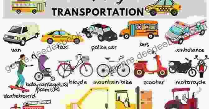 A Vibrant Cityscape With Various Modes Of Transportation Coexisting The Encyclopedia Of Modern Transport: Today S Vehicles In Facts And Figures (Infographics For Kids)