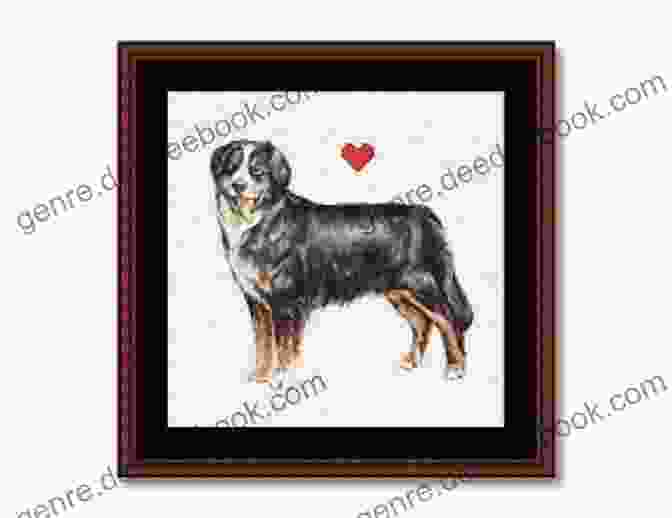 A Watercolor Cross Stitch Of A Bernese Mountain Dog Counted Cross Stitch Pattern: Watercolor Dog #54 Havanese: 183 Watercolor Dog Cross Stitch