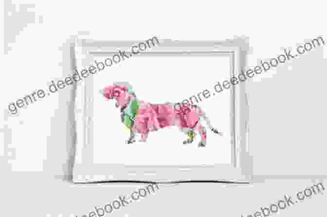 A Watercolor Cross Stitch Of A Dachshund Counted Cross Stitch Pattern: Watercolor Dog #54 Havanese: 183 Watercolor Dog Cross Stitch