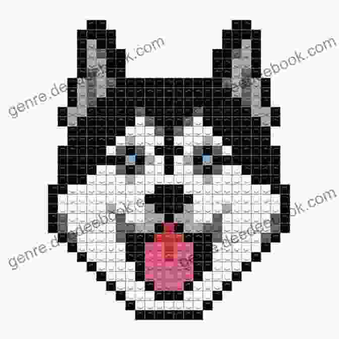 A Watercolor Cross Stitch Of A Husky Counted Cross Stitch Pattern: Watercolor Dog #54 Havanese: 183 Watercolor Dog Cross Stitch