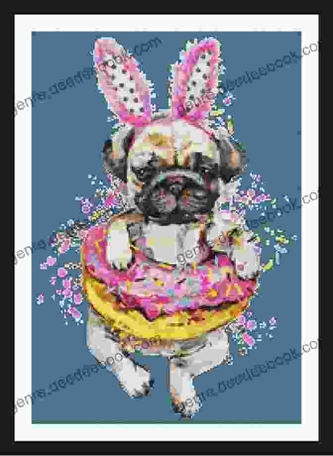 A Watercolor Cross Stitch Of A Pug Counted Cross Stitch Pattern: Watercolor Dog #54 Havanese: 183 Watercolor Dog Cross Stitch