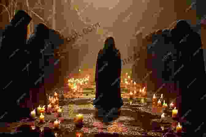 An Enigmatic Group Of Cloaked Figures Gathered Around A Sacred Fire, Their Faces Obscured By Obsidian Masks Mischief Night (The Obsidian Brotherhood 1)