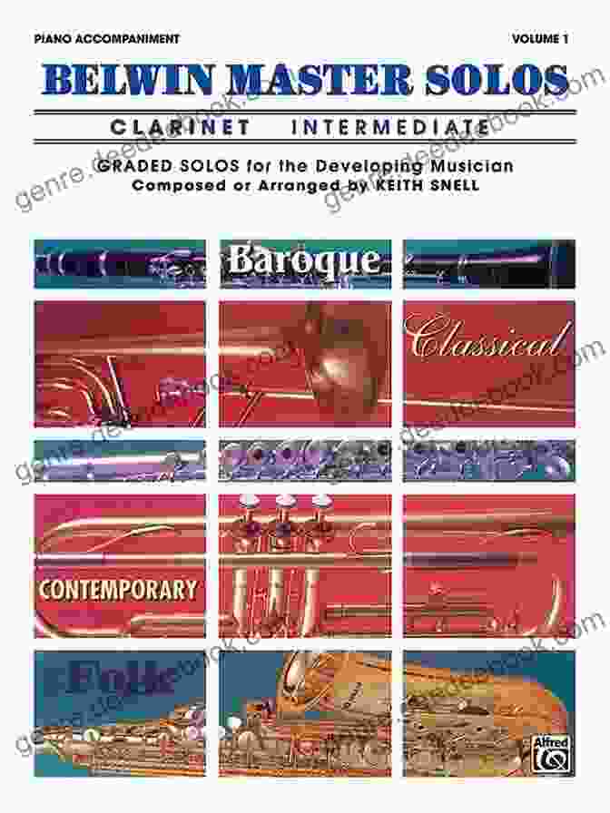 Belwin Master Solos Clarinet Intermediate Volume Piano Accompaniment Belwin Master Solos Clarinet Intermediate Volume 1: Piano Accompaniment