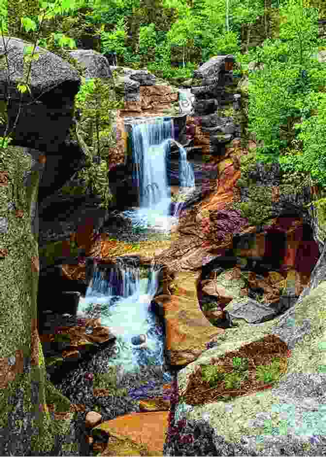 Screw Auger Falls Cascading Down A Rock Face Maine Hikes Off The Beaten Path: 35 Trails Waiting To Be Discovered