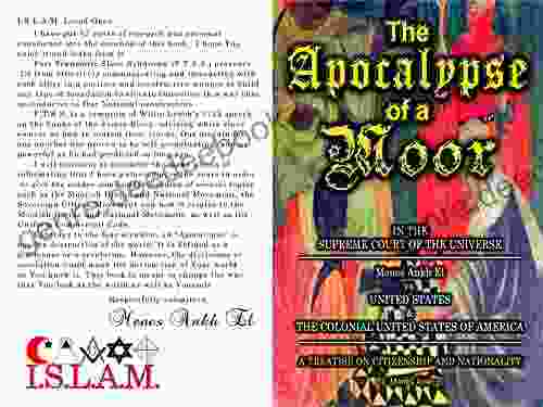 The Apocalypse Of A Moor Menes Ankh El V UNITED STATES THE COLONIAL UNITED STATES OF AMERICA